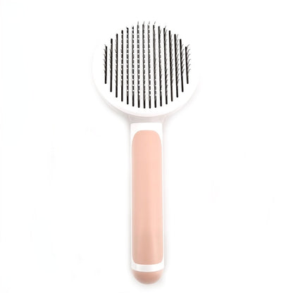 Self-Cleaning Slicker Brush for Dogs & Cats – Shedding & Grooming Comb