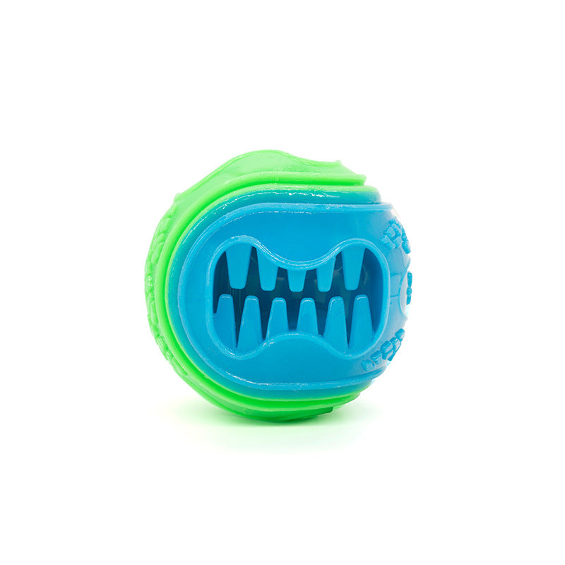 Pet Toy Dog Chewing Durable Ball Dog Bite Ball Training Ball TPR Feeding Toy