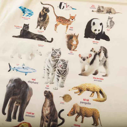 Casual Loose Fitted Animal Print Short Sleeve T-Shirt