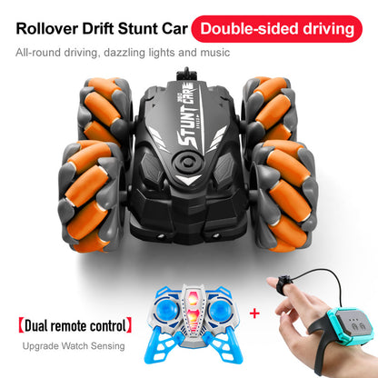 Remote Control Toy Car Drifting Running Rotating Double-Sided Driving Four-Wheel Drive Stunt Off-Road Climbing High-Speed Racing