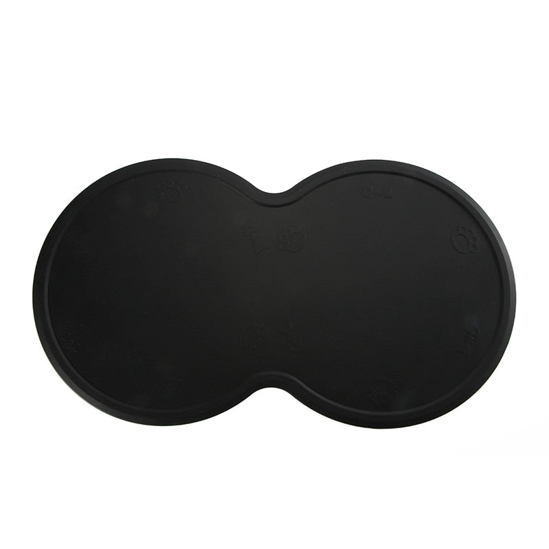 48*27cm Pet Dog Puppy Cat Feeding Mat Pad Cute Cloud Shape Silicone Dish Bowl Food Feed Placement Dog Accessories