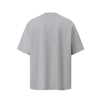 Animal cat printed short sleeved t-shirt