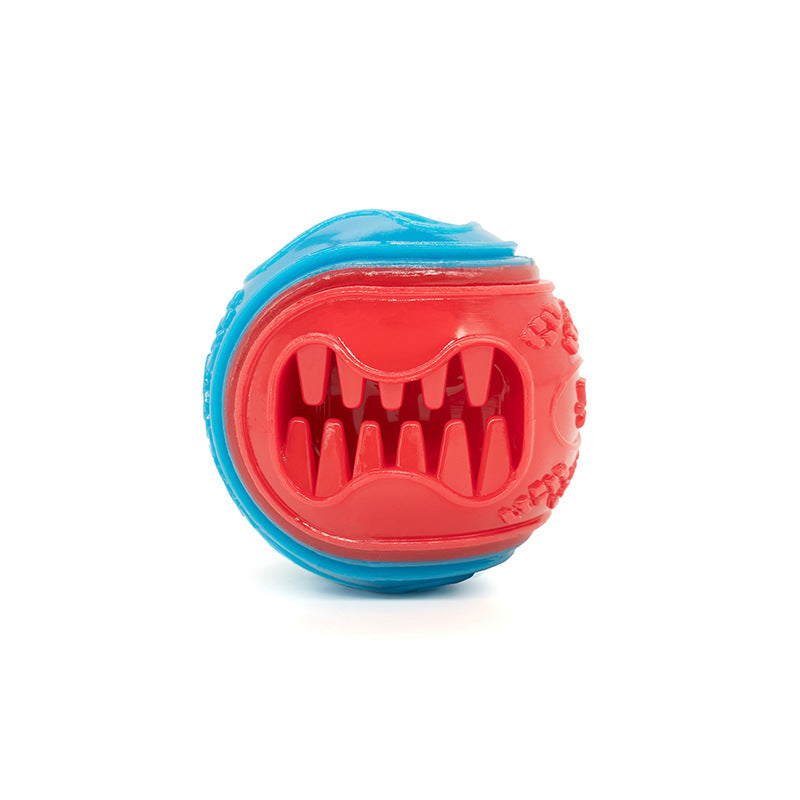 Pet Toy Dog Chewing Durable Ball Dog Bite Ball Training Ball TPR Feeding Toy