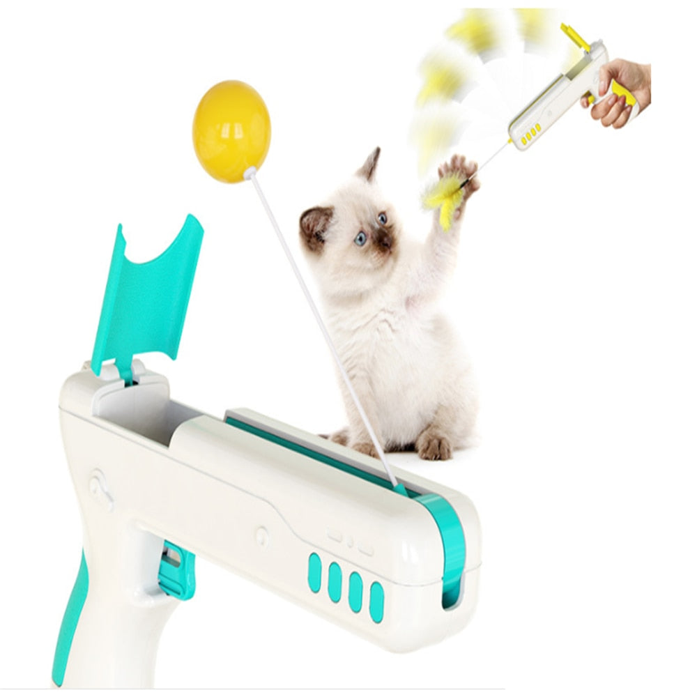 Playing Interactive Cat Toys Tumbler Feather Scratcher Toy Pet Innovation Modern Simaple Pole Cute Tree Post Custom Products