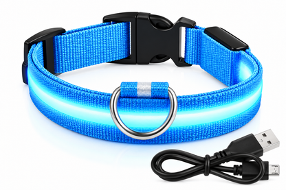 LED Luminous Collar 3 Modes USB Rechargeable – package contents view