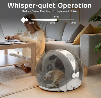 Popular Foldable Pet Drying Box – Automatic Cat Dog Dryer with Adjustable Fan & Timer
