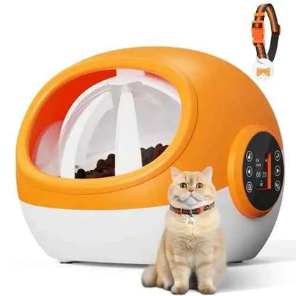 Smart RFID Microchip Pet Feeder with Portion Control & Scheduled Feeding