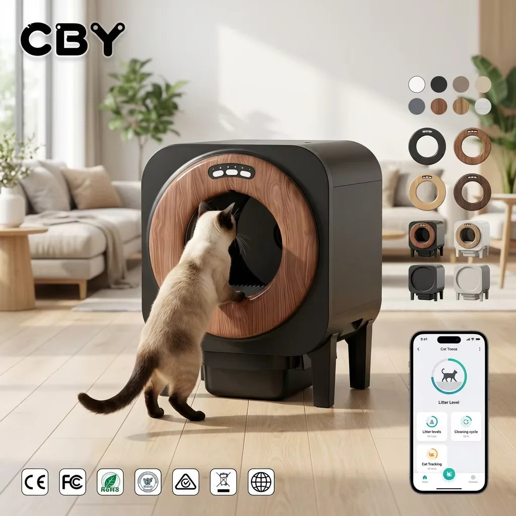 75L Automatic Self‑Cleaning Smart Cat Litter Box