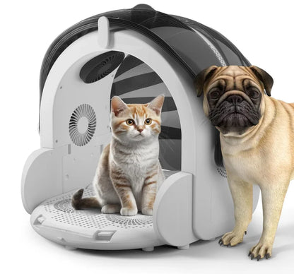 Popular Foldable Pet Drying Box – Automatic Cat Dog Dryer with Adjustable Fan & Timer