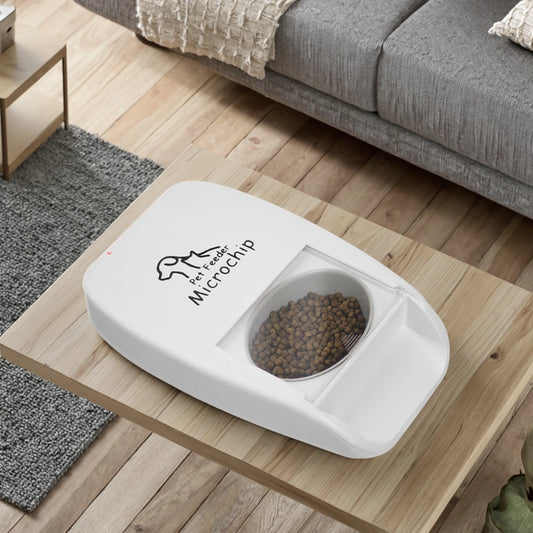 Smart RFID Pet Feeder – Automatic Microchip Food Bowl with Timer, Sealed Lid & Dual Power