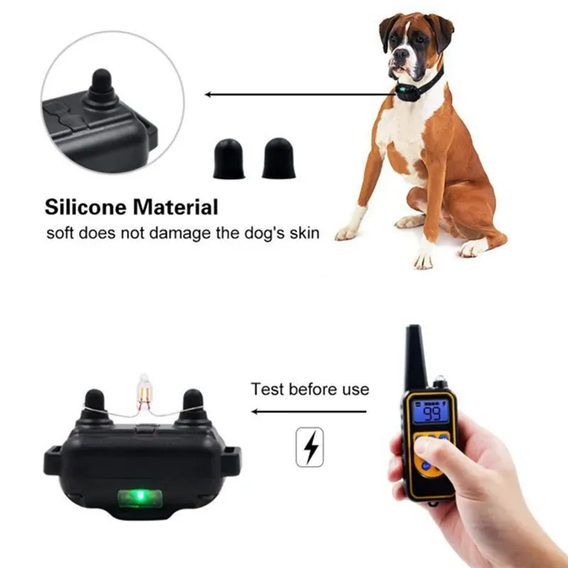 Waterproof Dog Training Collar – Adjustable Electric Training Collar for Dogs