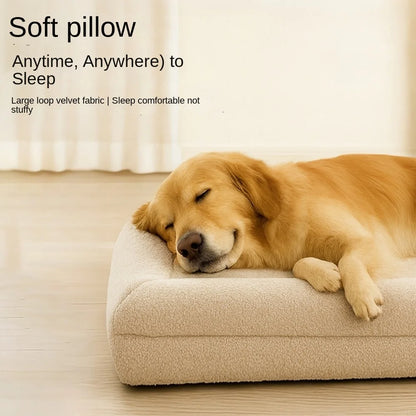 Luxury Pet Bed for Dogs & Cats, Soft Foam, Washable Cover, All-Season Comfort, Durable & Stylish