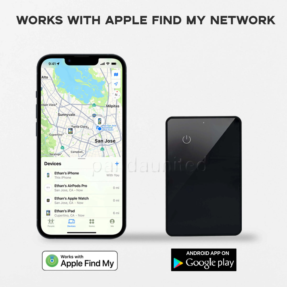 Hot Sale Apple Google Find My Global Tracker for Anti-lost Wallet Key Kid Elderly Nordic Chip Wireless Charging NFC RFID MFi