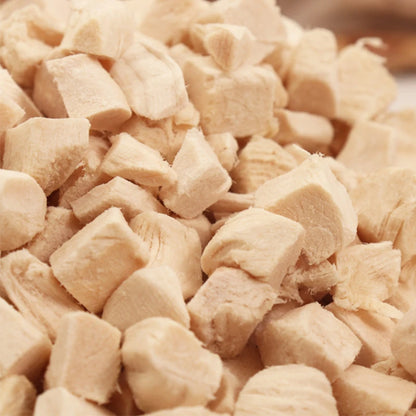100% Pure Freeze-Dried Chicken Breast Treats for Cats & Dogs High Protein