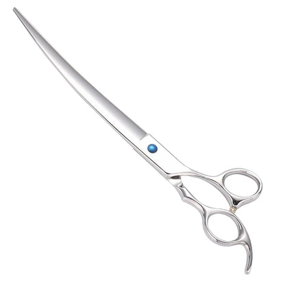 HUASIS HU27 Classic Style 6.5" 7" 7.5" 8" Curved Dog Grooming Scissors Ergonomic Pets Shears 440C Sharp Safe Comfortable