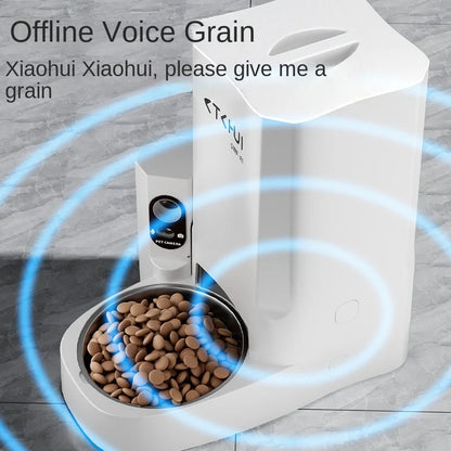 Smart Automatic Pet Feeder – Stainless Steel Bowl & LCD Timer