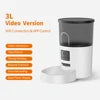 Tuya Dog Cat Smart Pet Feeder Wi-Fi Mobile Phone App Remote Control Microchip Automatic Cat Feeder With 3L