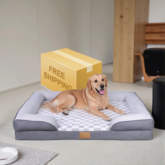 Orthopedic Memory Foam Pet Sofa – Scratch‑Resistant & OEKO‑Certified