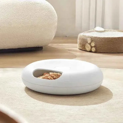 6-Meal Smart WiFi Automatic Pet Feeder – App-Controlled Timed Food Dispenser for Cats & Dogs