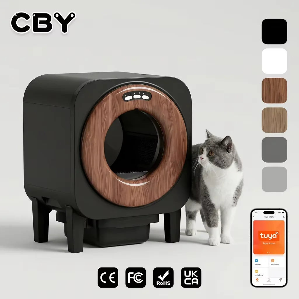 75L Automatic Self‑Cleaning Smart Cat Litter Box