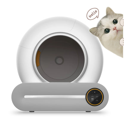 Smart Self‑Cleaning Cat Litter Box – Automatic Odor Control  WiFi  65L Large Space