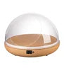 HI PAW Luxury Round Pet Bed – Soft Heated/Cooling Fleece Cushion for Cats & Dogs