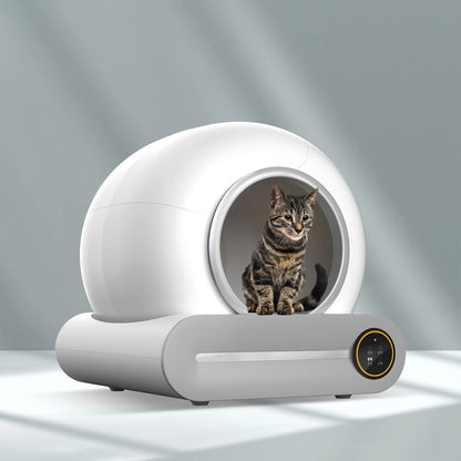 Smart Self‑Cleaning Cat Litter Box – Automatic Odor Control  WiFi  65L Large Space
