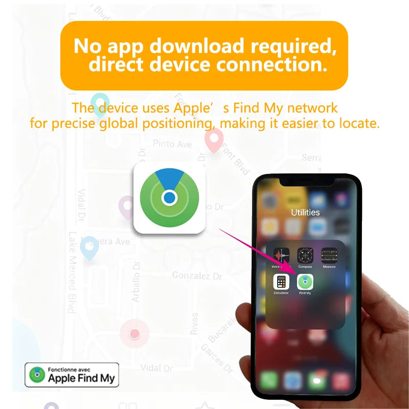 Amz Top Sales  Tracker Smart Locator Works With Apple Find My Suit for Key Wallet Elderly Travel Luggage Pets