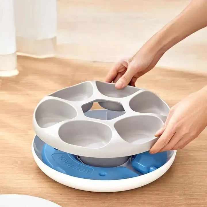6-Meal Smart WiFi Automatic Pet Feeder – App-Controlled Timed Food Dispenser for Cats & Dogs