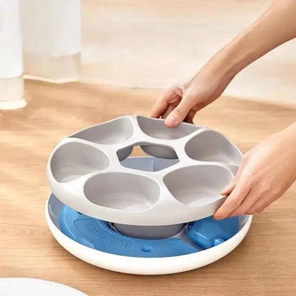 6-Meal Smart WiFi Automatic Pet Feeder – App-Controlled Timed Food Dispenser for Cats & Dogs