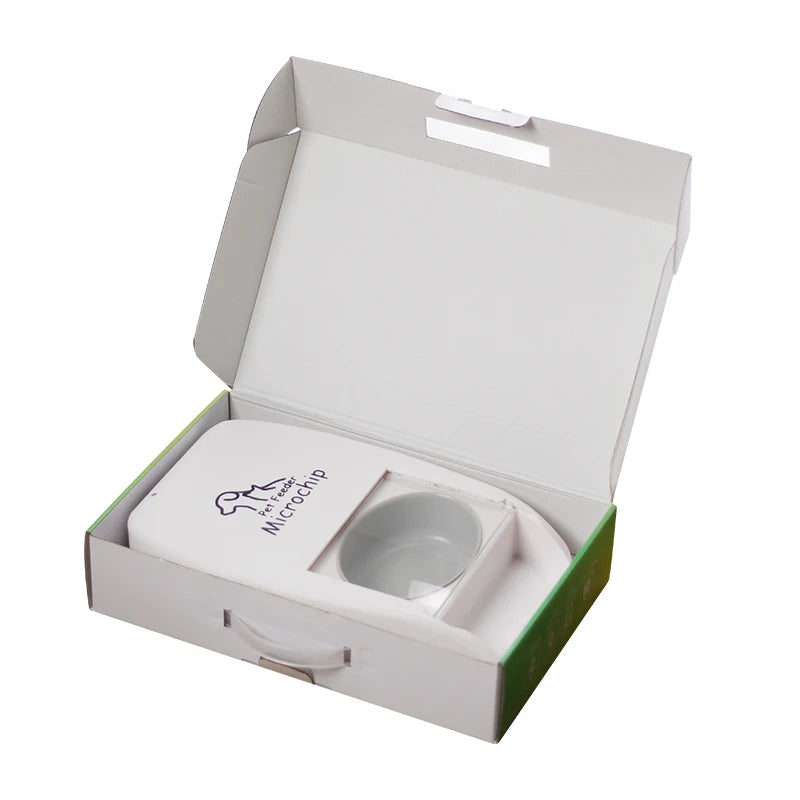 Smart RFID Pet Feeder – Automatic Microchip Food Bowl with Timer, Sealed Lid & Dual Power