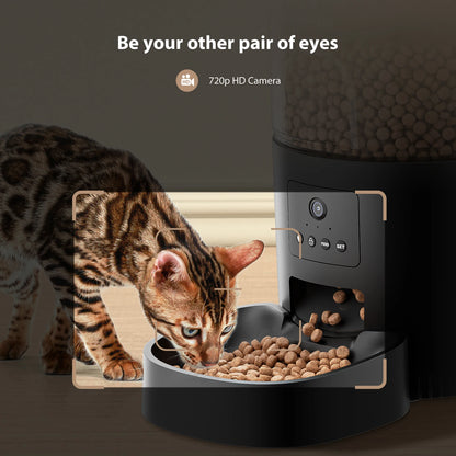 Tuya Dog Cat Smart Pet Feeder Wi-Fi Mobile Phone App Remote Control Microchip Automatic Cat Feeder With 3L
