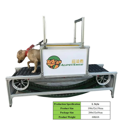 high quality aluminum Dog Walking Machine Pet Training treadmill aluminum dog Treadmill for large dogs