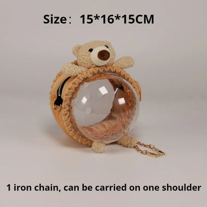 Small Pet Carrier Bag Outdoor Breathable Portable Hamster Carry Bag Rabbit Parrot Hedgehog Suitcase Small Animal Travel Bags