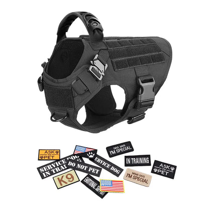 Padded No-Pull Dog Vest Harness – Adjustable Quick-Release Nylon Walking Harness