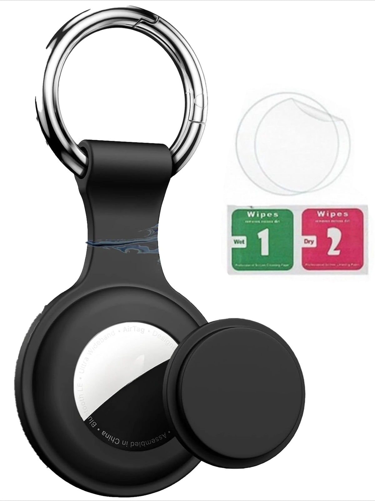 8/4/2 Pack AirTag Keychain Case – Waterproof Dog & Cat Holder
