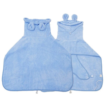 Super Absorbent Microfiber Dog Bathrobe – Quick-Drying Pet Towel Bathrobe for Dogs & Cats