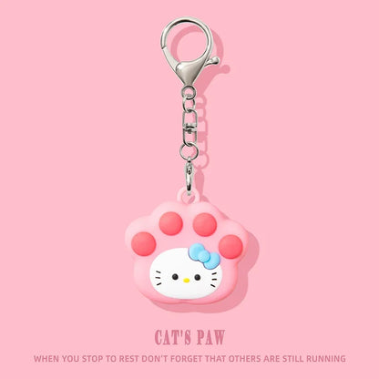 Cute Silicone AirTag Case – Cartoon Protective Keychain Cover for Apple AirTag