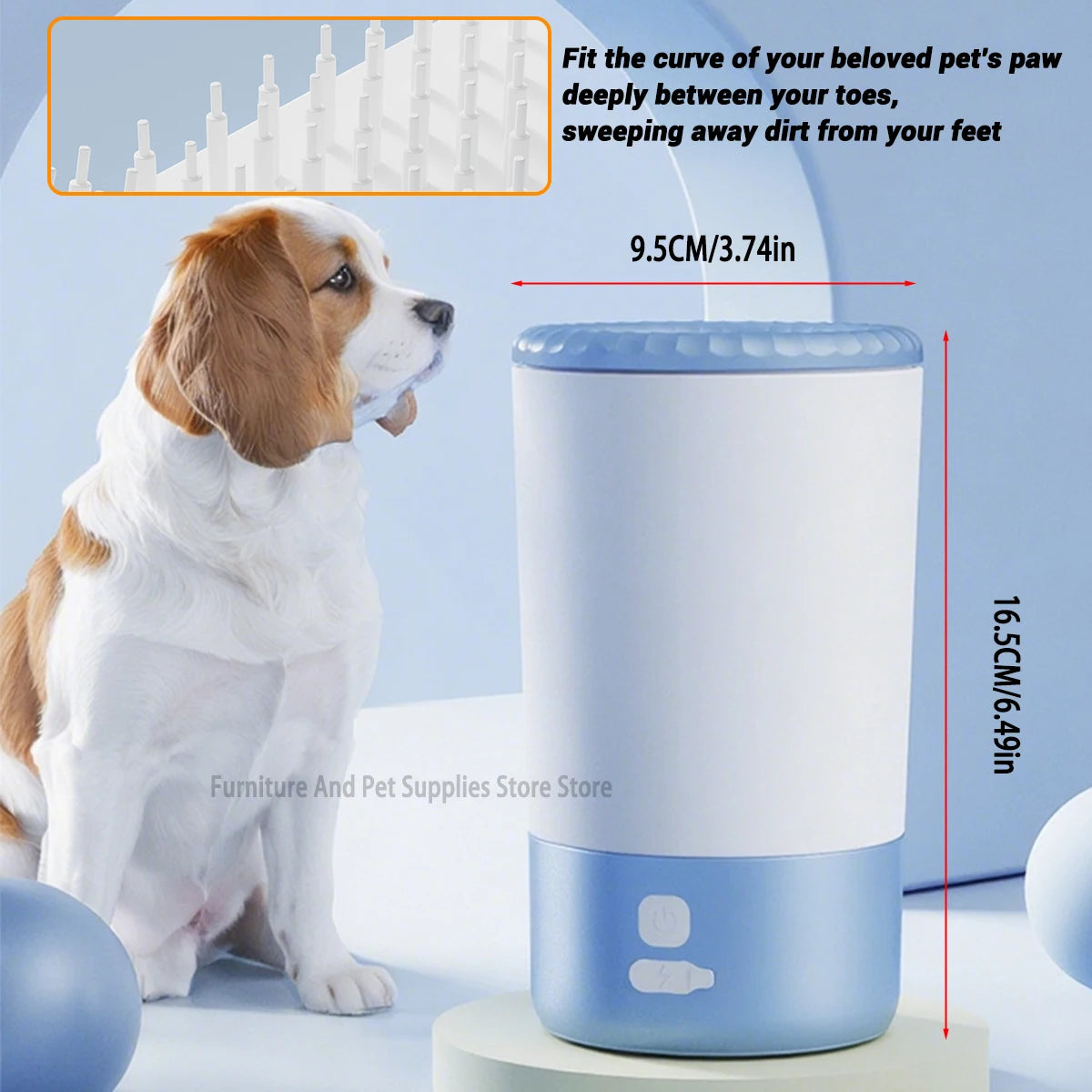 Electric Pet Paw Cleaner – Automatic Low‑Noise Waterproof Paw Washing Machine