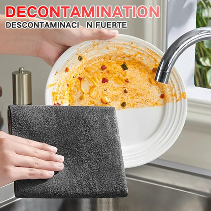 Reusable Microfiber Cleaning Cloths – Lint-Free Glass & Kitchen Towels