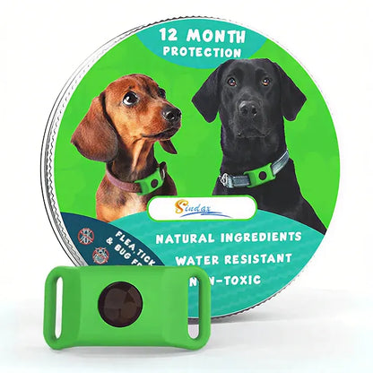 Natural Flea & Tick Repellent Pendant for Dogs & Cats – Essential Oil Pet Collar Tag