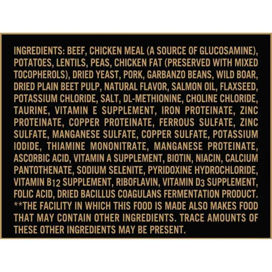 Pure Balance Wild & Free Grain-Free Red Meat Recipe Dry Dog Food for All Life Stages, 11 lb Bag