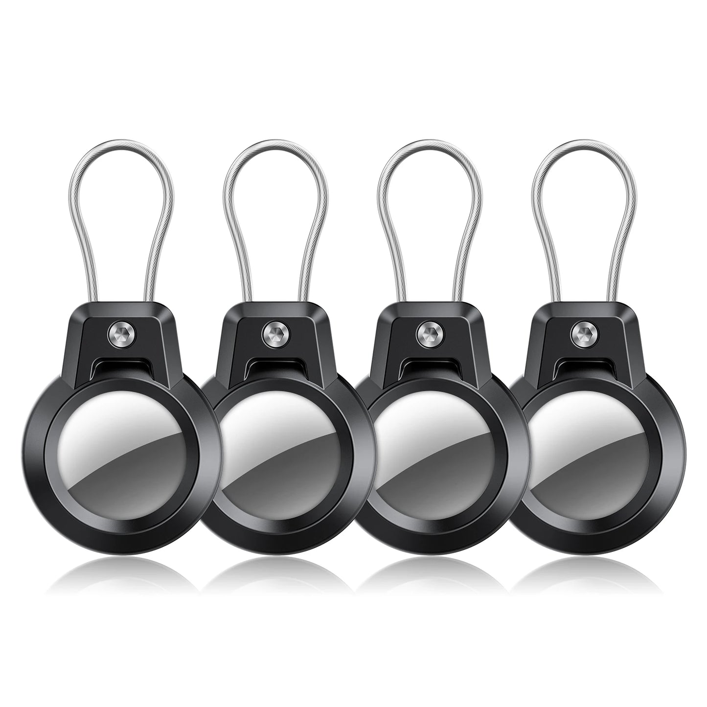 GITFOS Airtag Holder For Apple Airtag GPS Tracker Case Anti-lost Keychain Holde for Luggage Backpack Pet Collar Keys