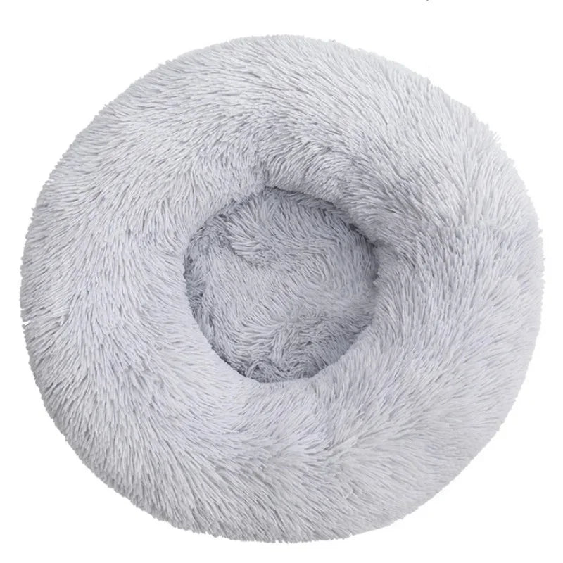 Soft Plush Pet Bed – Cozy Washable Bed for Dogs & Cats
