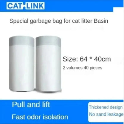 CATLINK Automatic Litter Box Replacement Waste Bags – Poop Liners