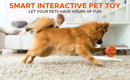 MART Interactive Smart Pet Ball – Remote Control, Flashing, Rolling & Jumping