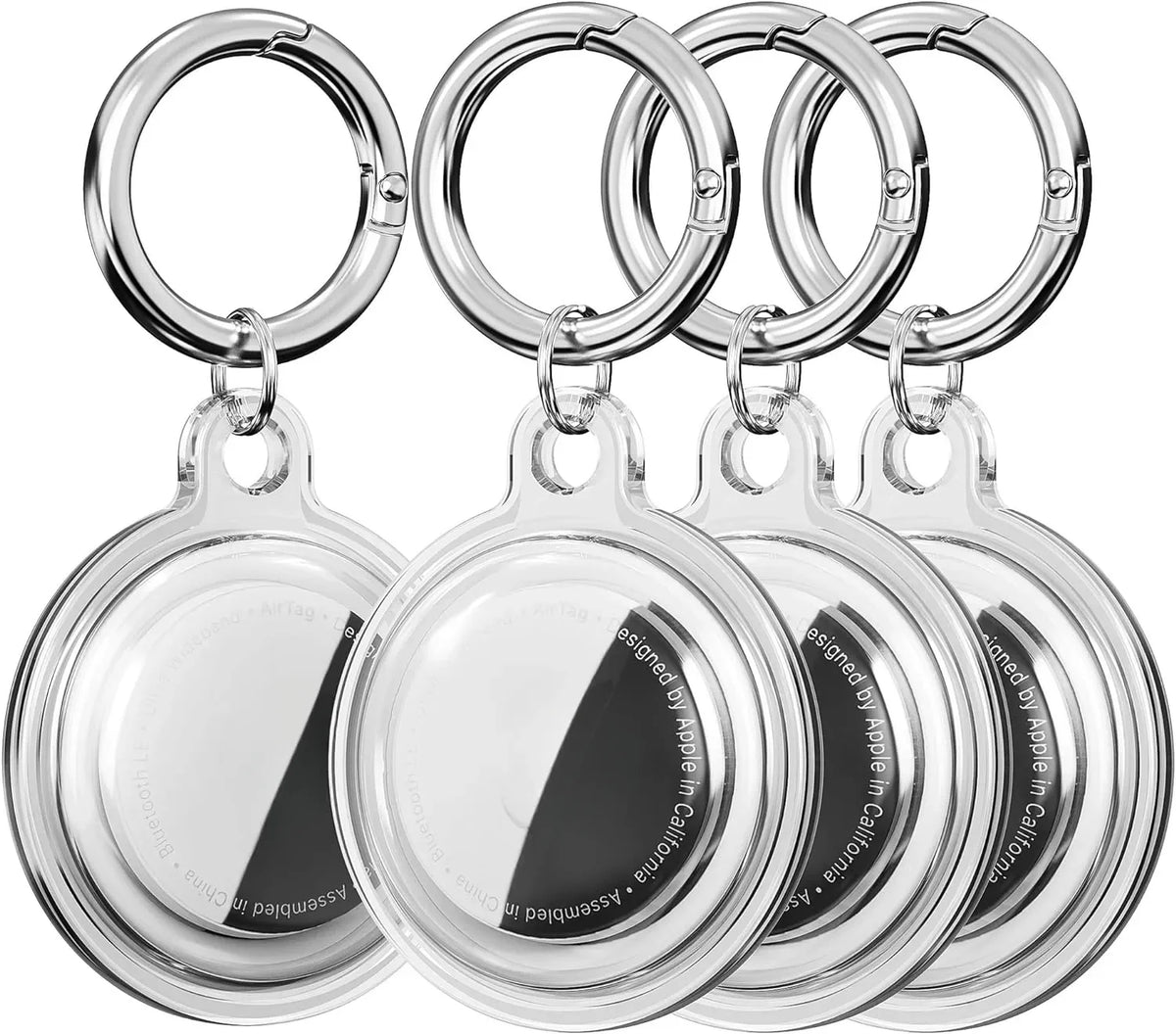 8/4/2 Pack AirTag Keychain Case – Waterproof Dog & Cat Holder