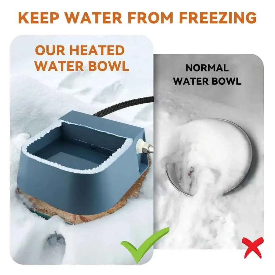 Automatic Heated Pet Water Dispenser – 2L Indoor/Outdoor Heated Bowl for Dogs & Cats