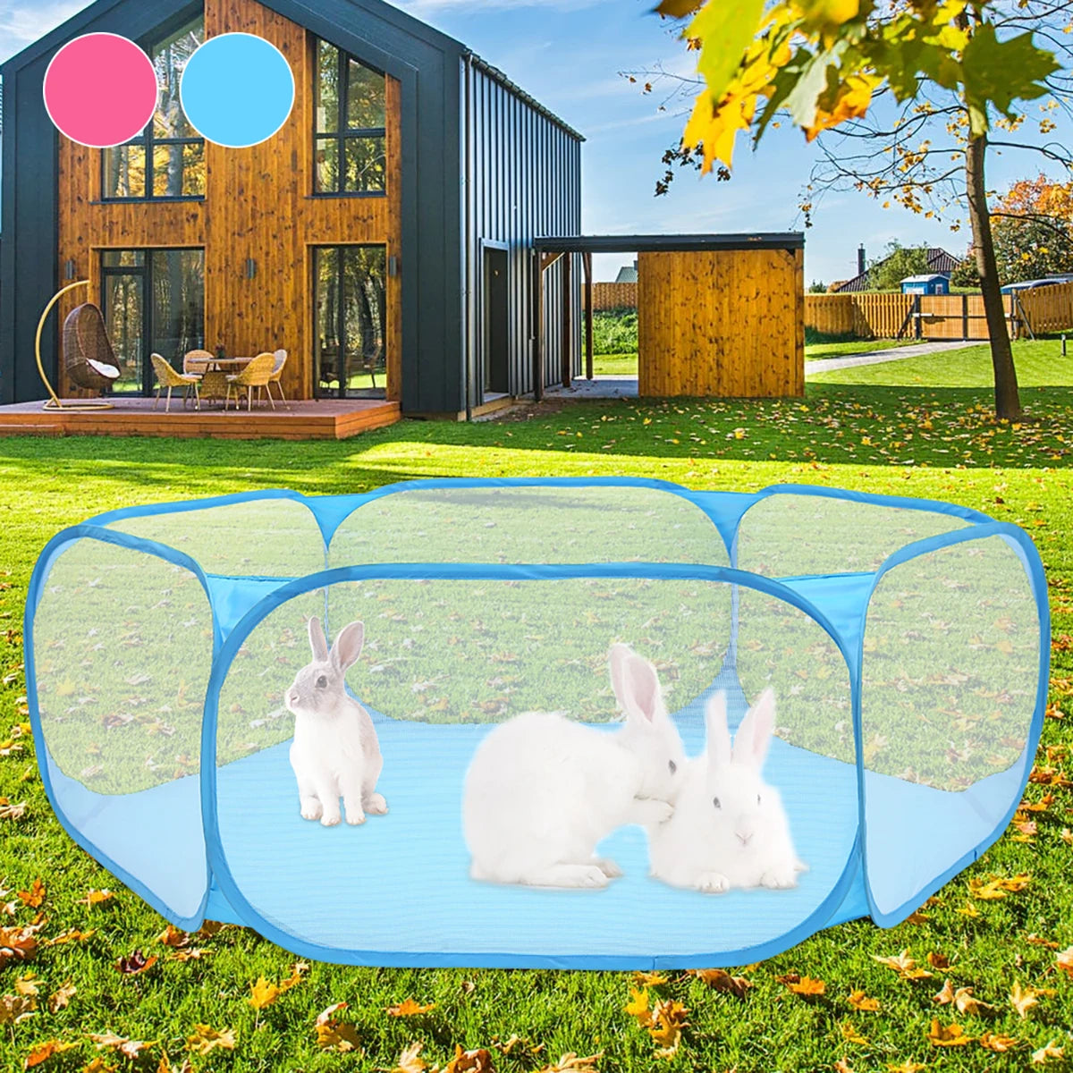 Portable Folding Pet Playpen Tent – Small Pets & Puppies