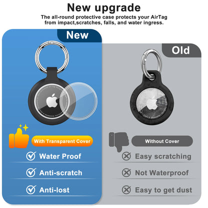 Waterproof TPU AirTag Case for Dogs, Cats, Collars & Keys